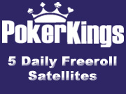 Daily Freeroll Satellites at PokerKings