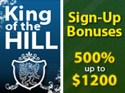 King of the Hill and poker bonus at BestPoker